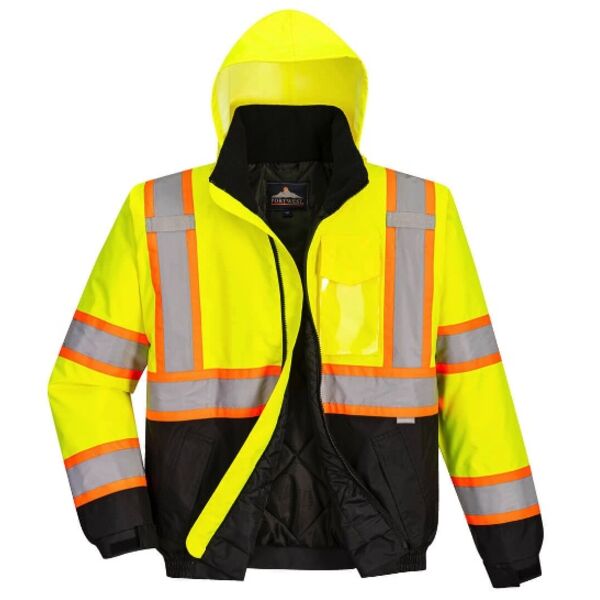 Hi-Vis Contrast Tape Bomber Jacket Thumbnail